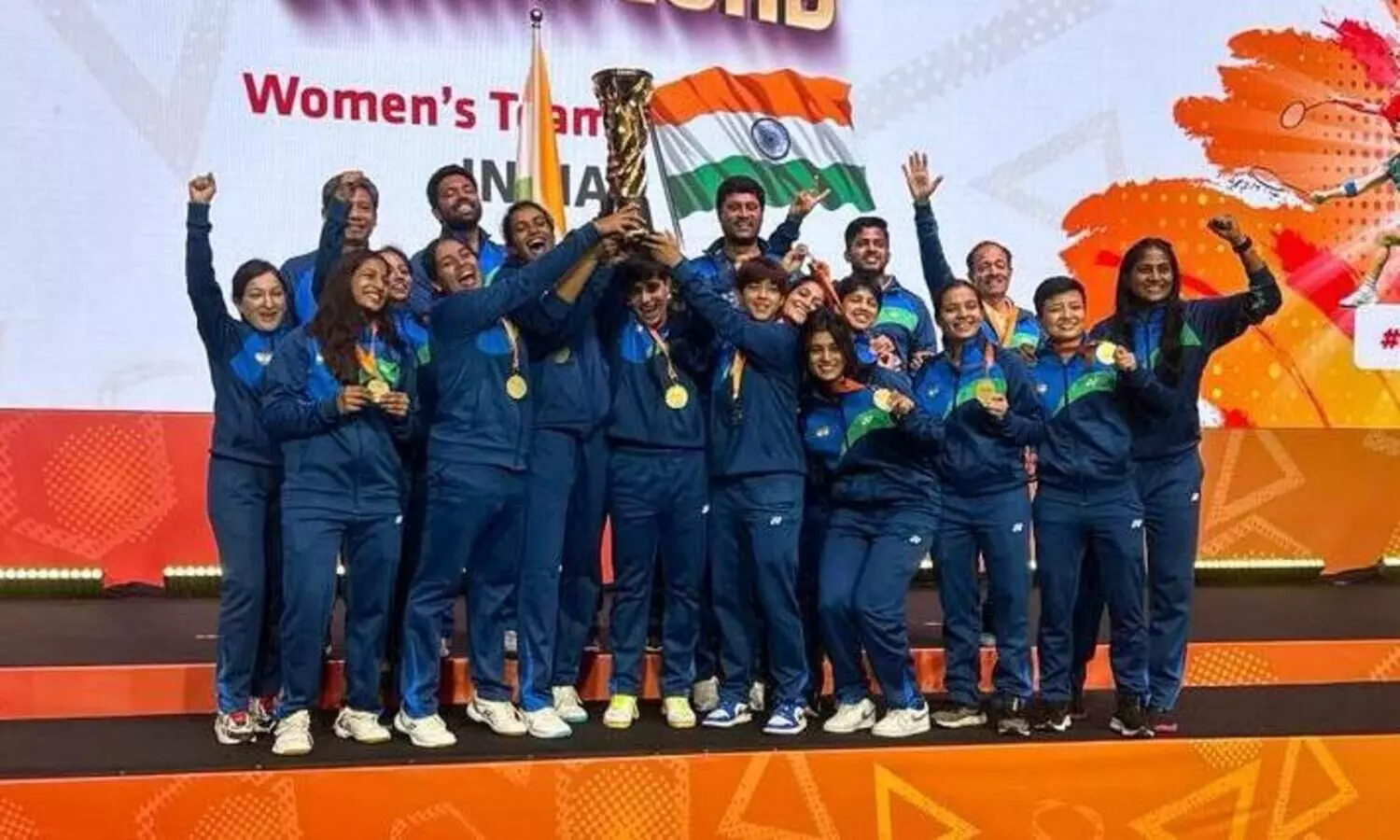 India women scripts history, crowned champions in Badminton Asia Team championships