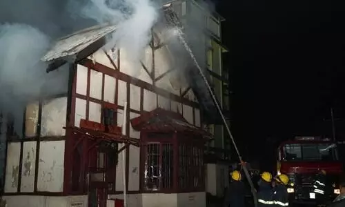 Century-old Shillong Bar Association building gutted in fire