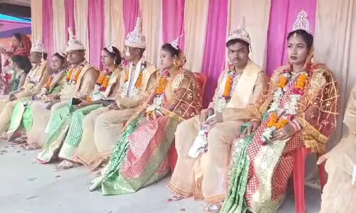 Assam: 11 couples tie nuptial knot at mass wedding ceremony in Silchar