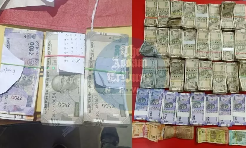 Field surveyor caught red handed while accepting bribe in Silchar Field surveyor caught red handed while accepting bribe in Silchar