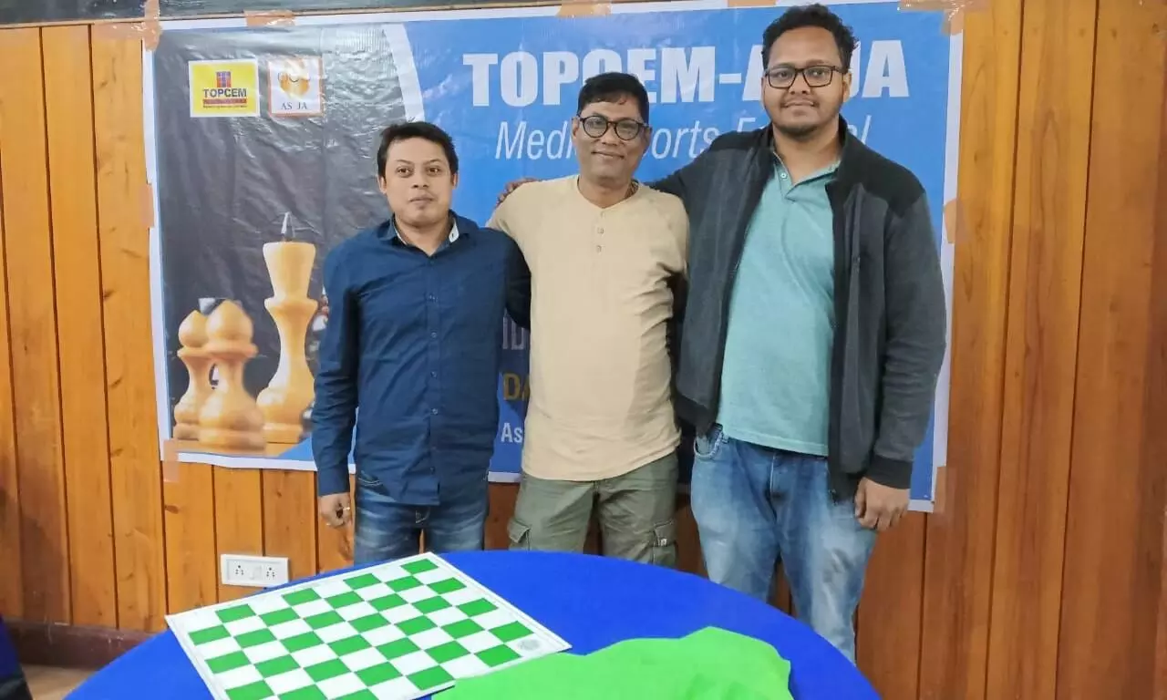 The Assam Tribune staff shines bright: Secures titles in chess tournament The Assam Tribune staff shines bright: Secures titles in chess tournament