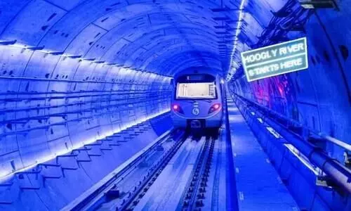 PM Modi flags off Indias first underwater metro route in Kolkata