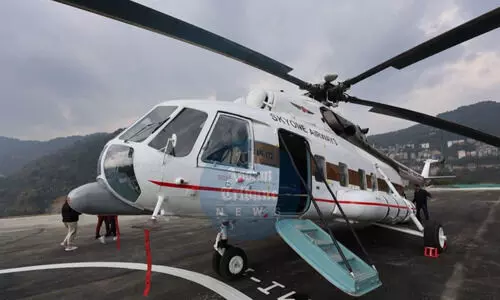 Gangtok witnesses grand unveiling of MI172 Helicopter with 26 seats