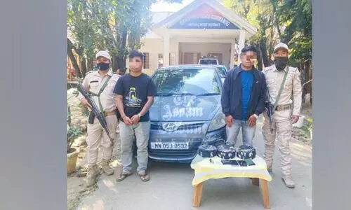 Manipur: Two cadres involved in extortion from schools & hospitals arrested