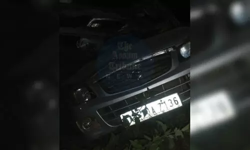 Assam: Two dead, one injured in a road accident in Karimganj