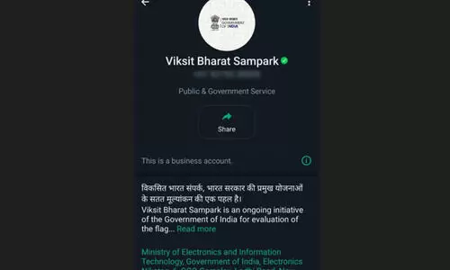 EC directs Govt to stop sending ‘Viksit Bharat’ messages on WhatsApp