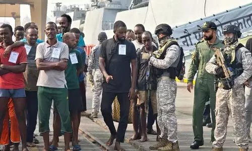Indian Navy apprehends 35 pirates off Somalia coast, handed over to Mumbai Police