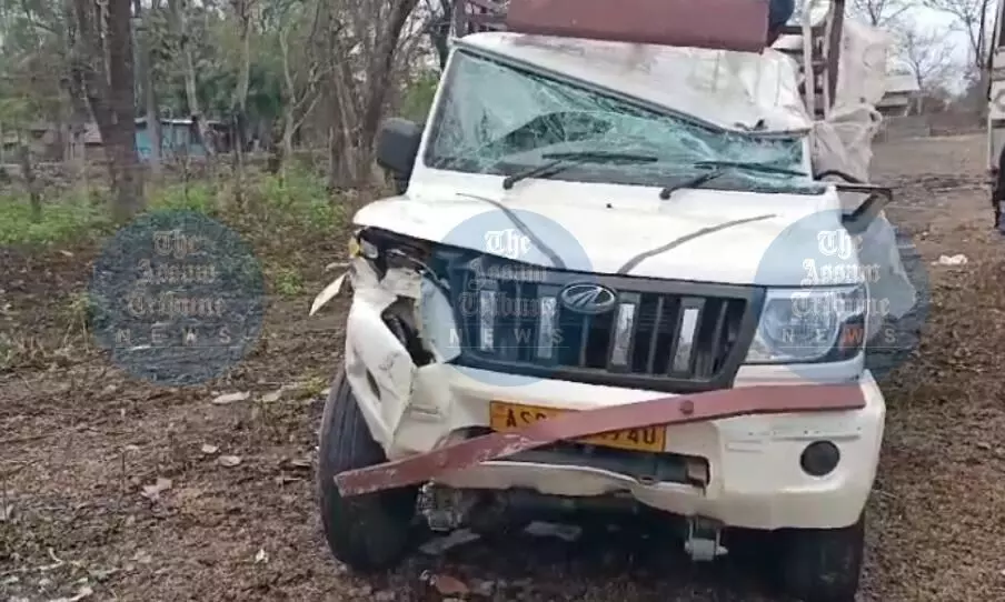 Assam: Major road mishap leaves one dead; two injured in Biswanath Assam: Major road mishap leaves one dead; two injured in Biswanath