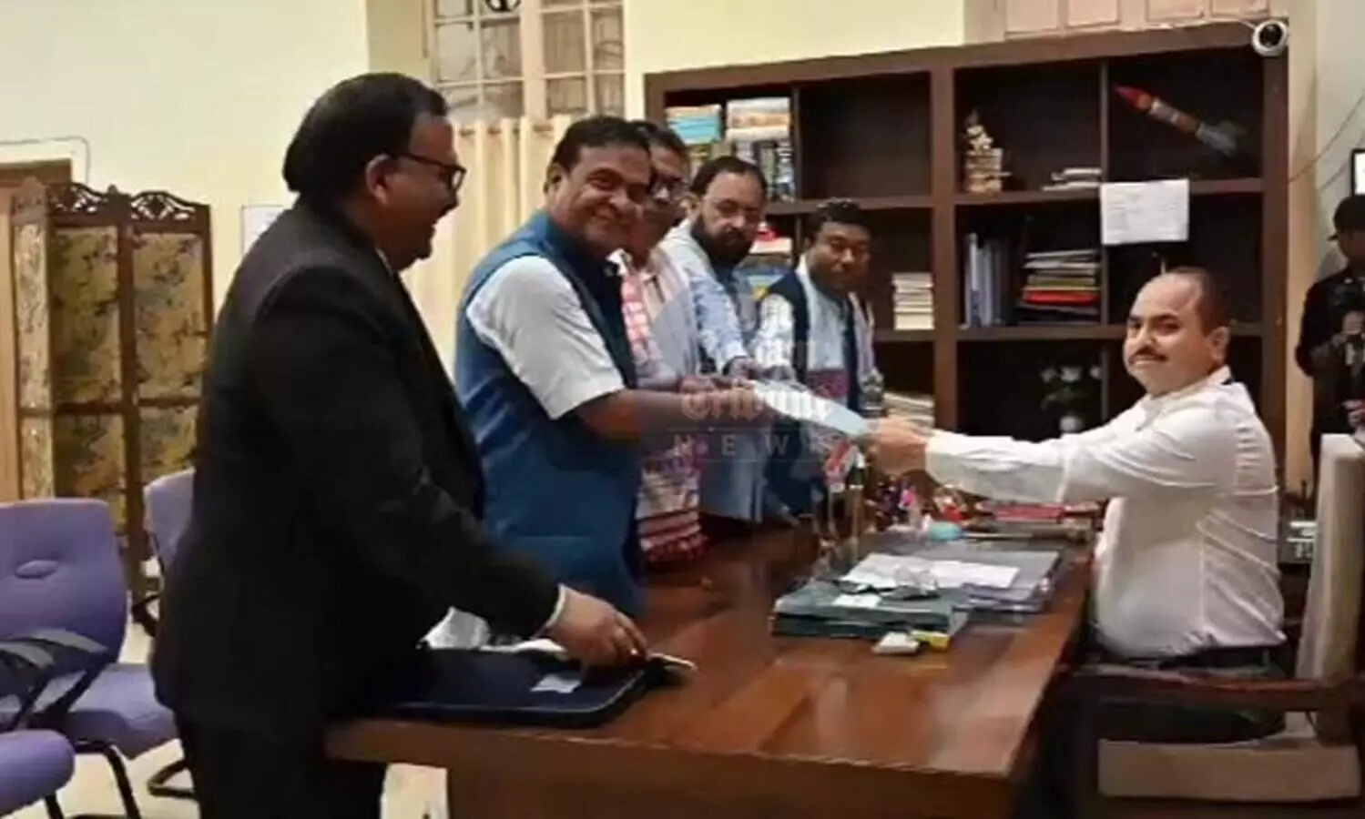 BJP candidate Tapan Gogoi files nomination for Jorhat LS constituency