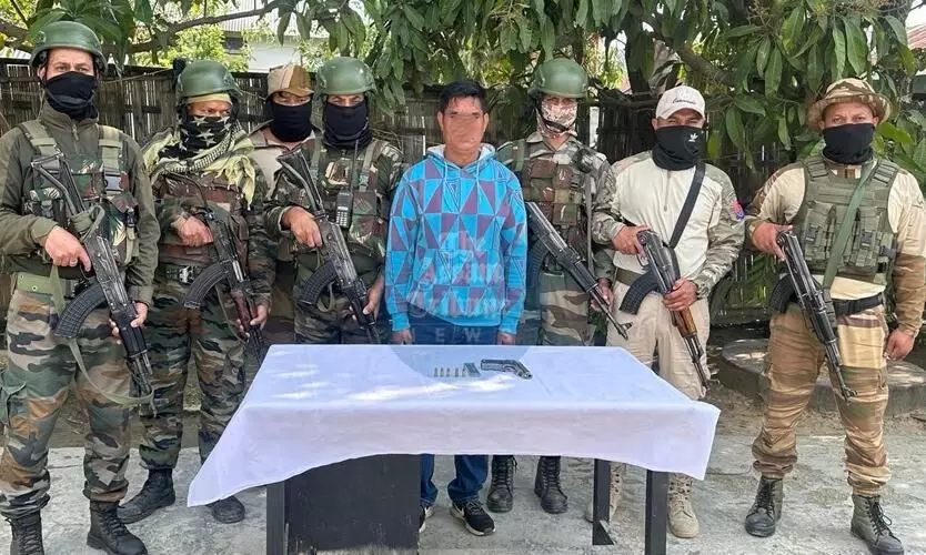 Active cadre of proscribed KYKL arrested in Manipur