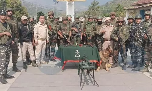 Highly sophisticated weapons including Improvised Mortar recovered in Manipur