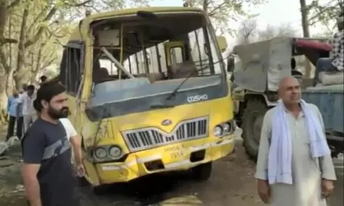 Tragic school bus mishap kills 6 children, several injured in Haryana