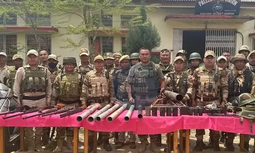 Seven locally manufactured Pompi guns seized in Manipur, six detained