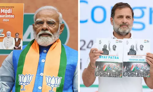 War of Manifestos: BJPs Sankalp Patra vs Congress Nyay Patra