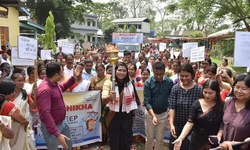 Vote Shikha flame to create awareness in Kamrup district