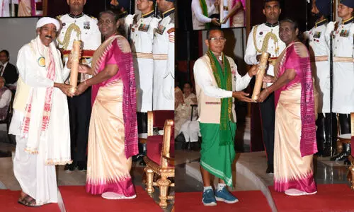 Two from Assam receive Padma Shri Award
