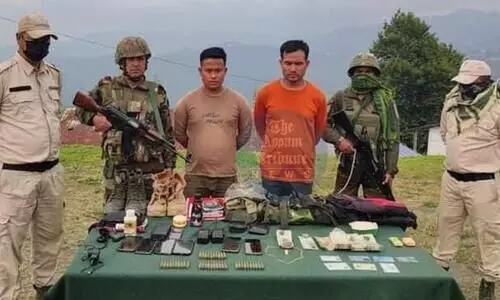 Security forces held two UNLF(K) cadre in Manipur