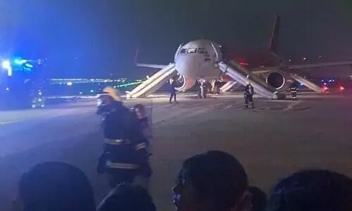 Kochi bound flight makes emergency landing due to engine malfunction