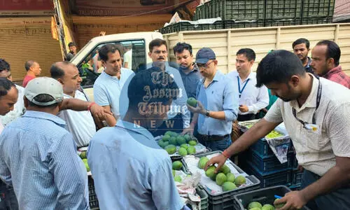 Guwahati: Food Safety Department cracks down on carbide-laden fruits in Fancy Bazar 