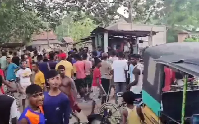 Assam: 2 beaten black and blue on suspicion of goat theft in Nagaon Assam: 2 beaten black and blue on suspicion of goat theft in Nagaon