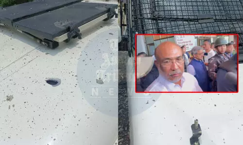 Manipur CM calls attack on his convoy ‘direct attack on people of the state’