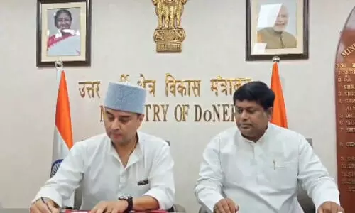 Jyotiraditya Scindia takes charge as Minister of Development of North Eastern Region