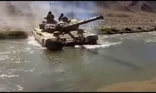 Five Army soldiers feared dead in Ladakh flash floods during tank exercise 
