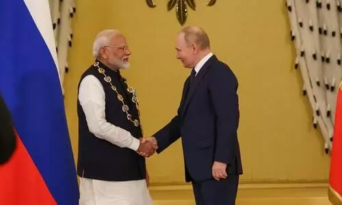 PM Modi honoured with Russia’s highest civilian award Order of St Andrew the Apostle