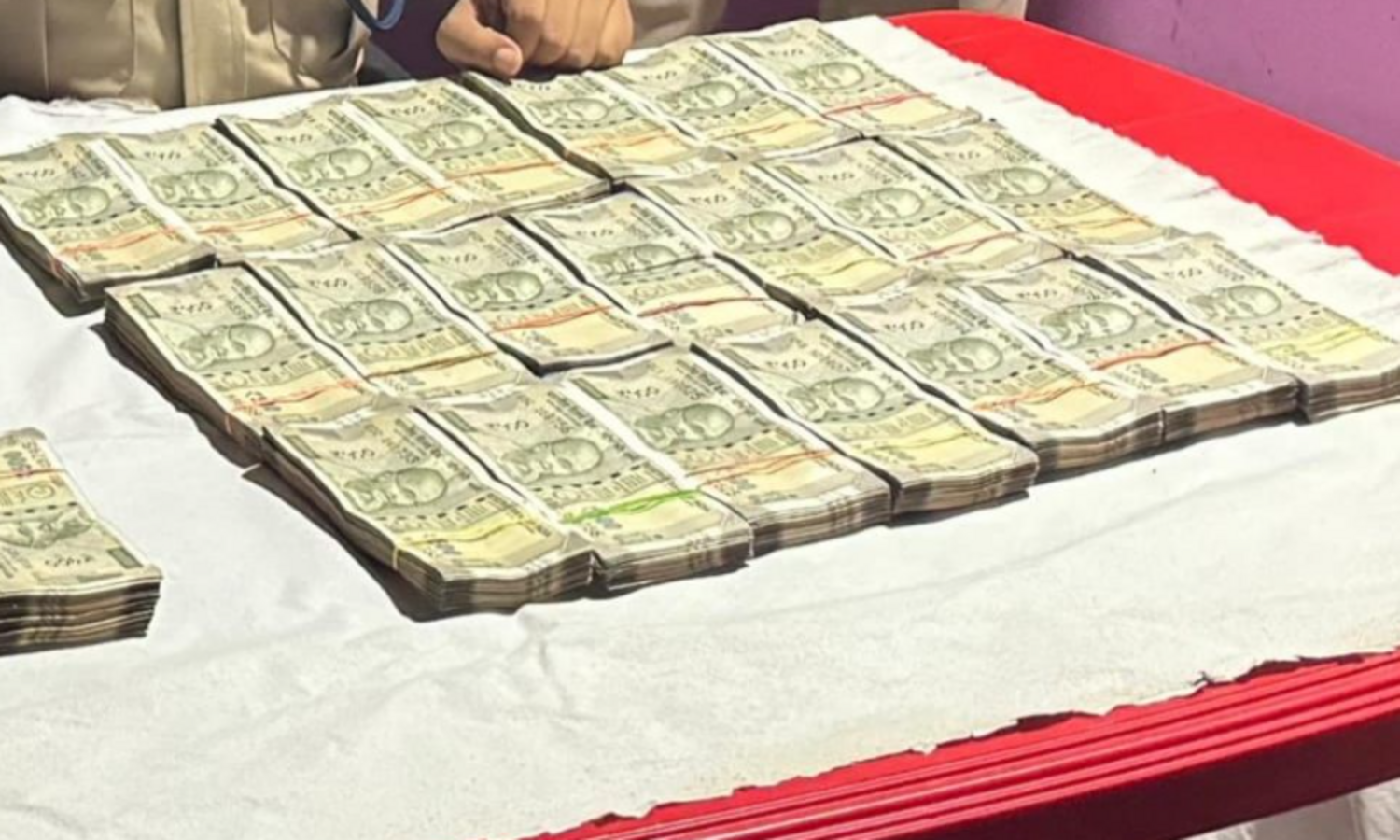 Huge amount of cash recovered from village registrars residence in Silchar