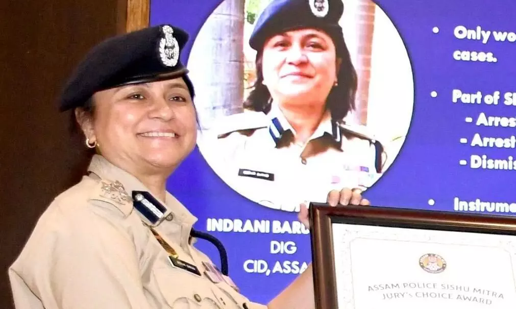 Indrani Baruah gets Jury’s Choice Award at Assam Police Sishu Mitra Champion Awards Indrani Baruah gets Jury’s Choice Award at Assam Police Sishu Mitra Champion Awards
