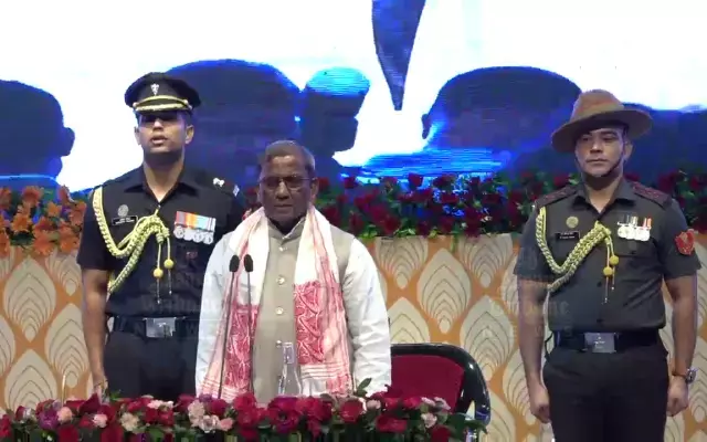 Lakshman Prasad Acharya sworn in as Governor of Assam Lakshman Prasad Acharya sworn in as Governor of Assam