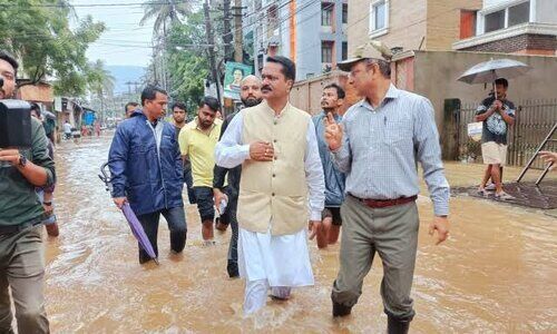 Ashok Singhal attributes Guwahati’s urban flooding to water flow from Meghalaya