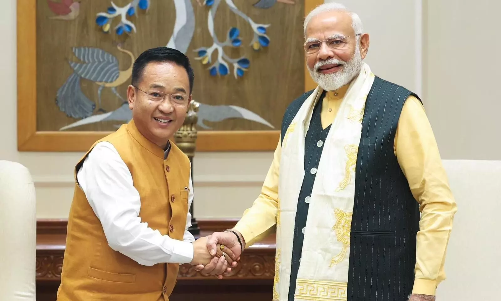 Sikkim CM extends invitation to PM Modi for Statehood Day celebration