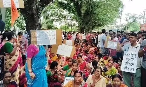 Protests erupt on Assam-Agartala highway following arrests in Tripura communal tensions