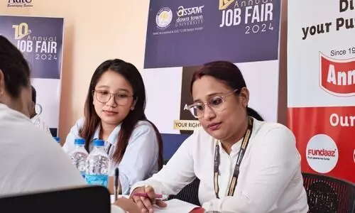 Assam down town Universitys 10th Annual Job Fair 2024 Concludes with Resounding Success