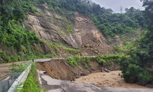 Nagaland CM inspects landslide-hit NH-29, orders survey for fresh roadwork