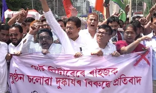 Protest erupts over forced smart meters in Guwahati, Oppn demands complete rollback
