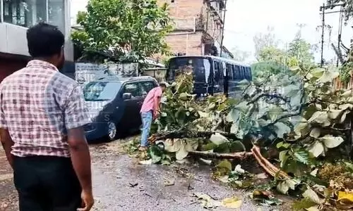 Thunderstorm brings respite to Cachar residents amid severe heatwave