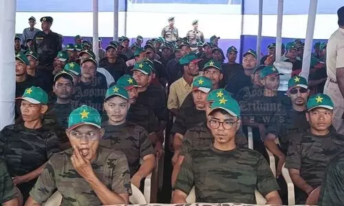 Over 500 Tripura rebels surrender arms, CM declares state ‘insurgency-free’