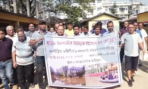 Rukminigaon locals slam govt over unresolved waterlogging issue ahead of monsoon