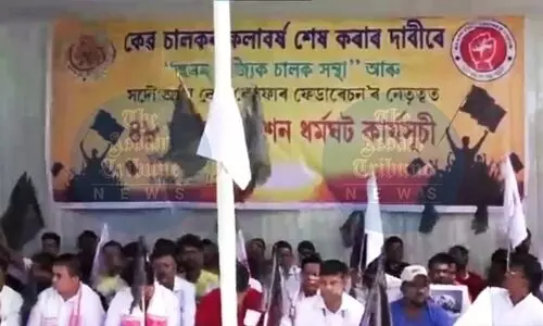 Assam cab drivers launch 48-hr hunger strike demanding action on long-standing issues