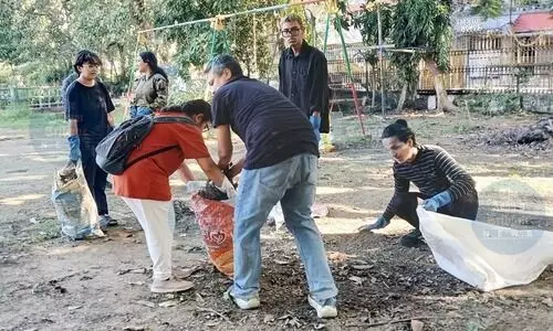 Cleanliness drive in Dighalipukhuri; 143 kg waste material collected in past 3 weeks
