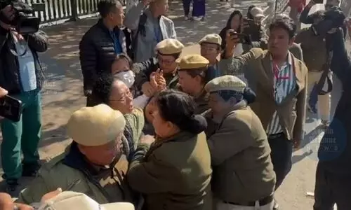 Police prevent alleged naked protest at Manipurs Raj Bhavan