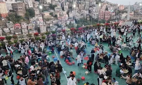 Christmas festivities observed in Mizoram with community feasts