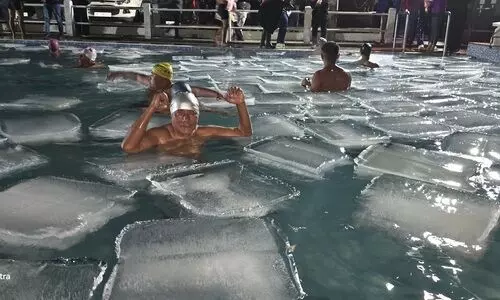 Meghalayas annual Midnight Swim in ice-cold pool marks 27th year of tradition