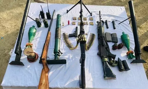 Security forces recover arms cache, dismantle insurgent bunkers in Manipur