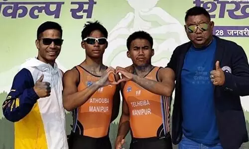 Manipur opens medal tally at 38th National Games with gold in triathlon