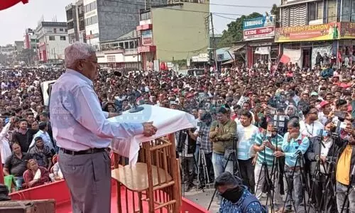 Tripura CPI(M) accuses ruling BJP of fear tactics, calls for regime change