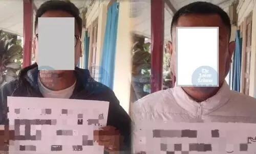 Two men arrested by Manipur Police for extorting money in Imphal area