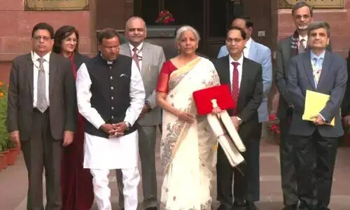 FM Sitharaman dons handloom silk saree gifted by Padma awardee on Budget day